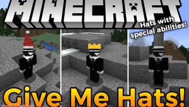 give me hats mod 1 17 1 1 16 5 hats with special abilities