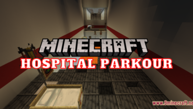 hospital parkour map 1 17 1 for minecraft