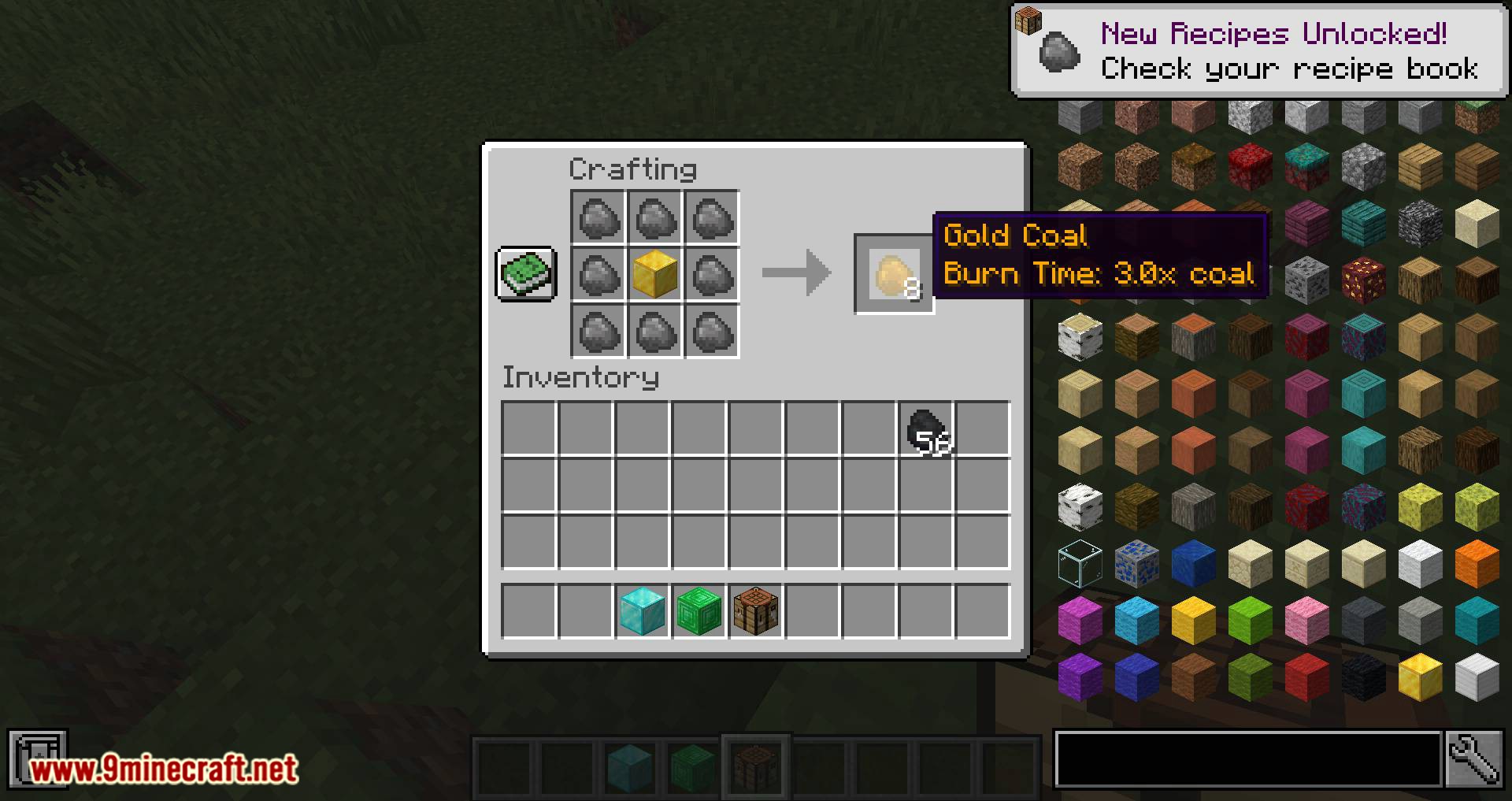 Iron Coals mod for minecraft 03