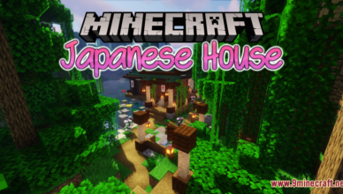 japanese house map 1 17 1 for minecraft
