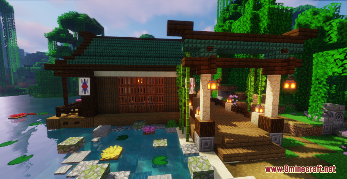 Japanese House Map 1.17.1 for Minecraft : Minecraft