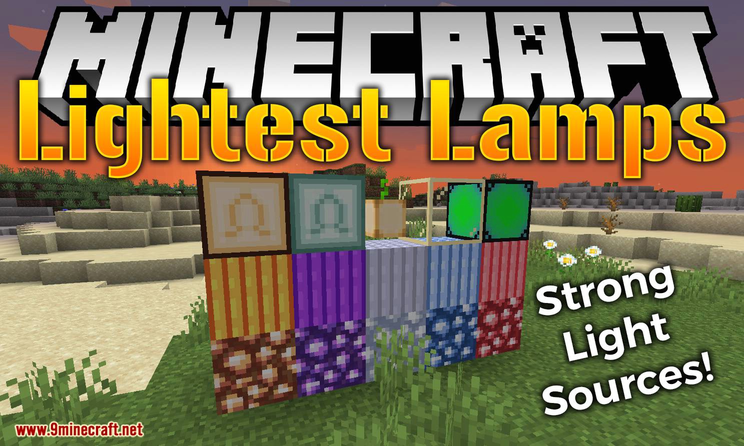 Lightest Lamps mod for minecraft logo