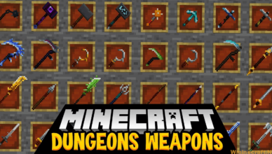 mc dungeons weapons mod 1 15 2 1 17 1