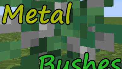 metal bushes farming mech mod for minecraft 1 17 1 1 16 5 1 15 2
