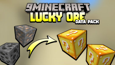 minecraft but ores are lucky block data pack data pack 1 17 1 1 16 5 lucky ore