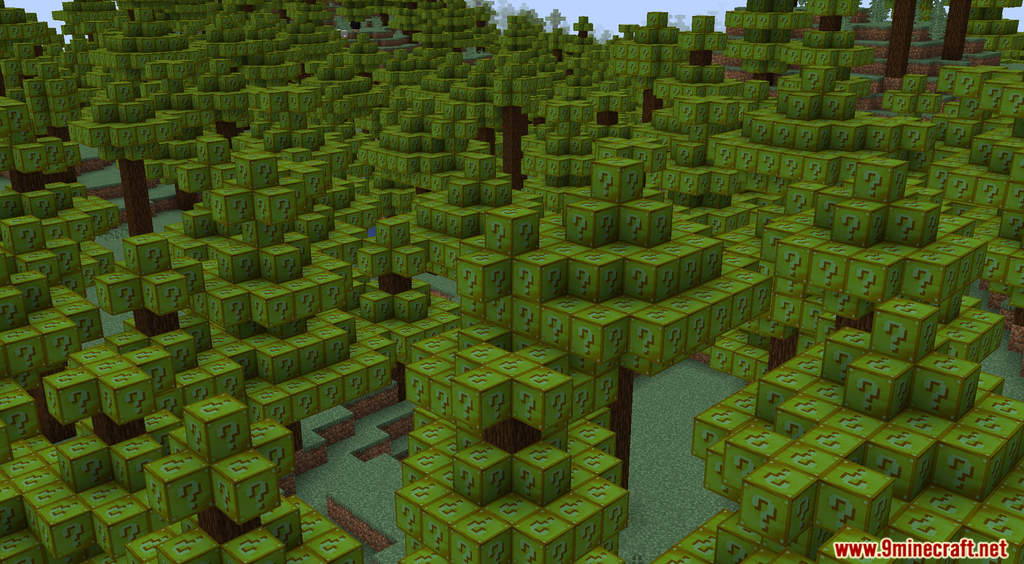 Minecraft But Trees Grow Lucky Block Data Pack Screenshots (8)