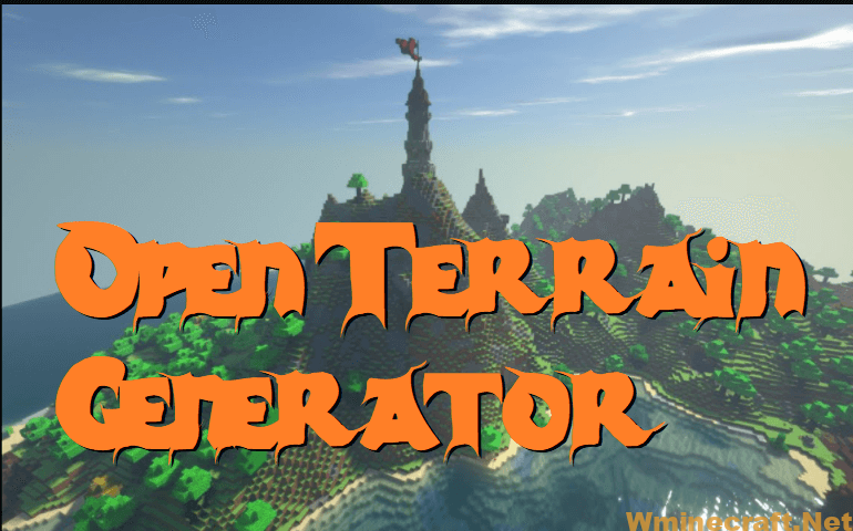Terrain Mod 1.11/1.10: Biome Pre-generated Maps Minecraft