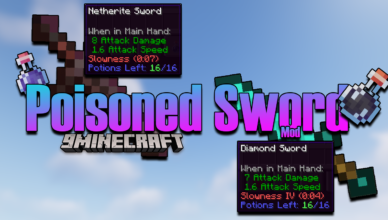 poisoned sword mod 1 17 1 weapons with deadly poison effect