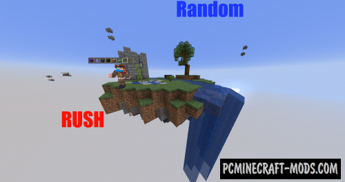 Random rush team Map For Minecraft