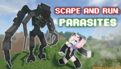 scape and run parasites mod adds hostile parasite themed mobs to your minecraft world for you to fight