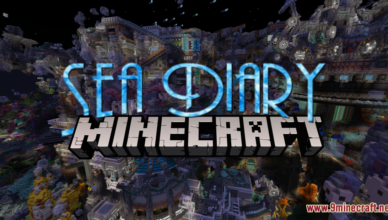 sea diary map 1 17 1 for minecraft