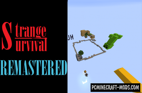 Strange survival: Remastered Map For Minecraft