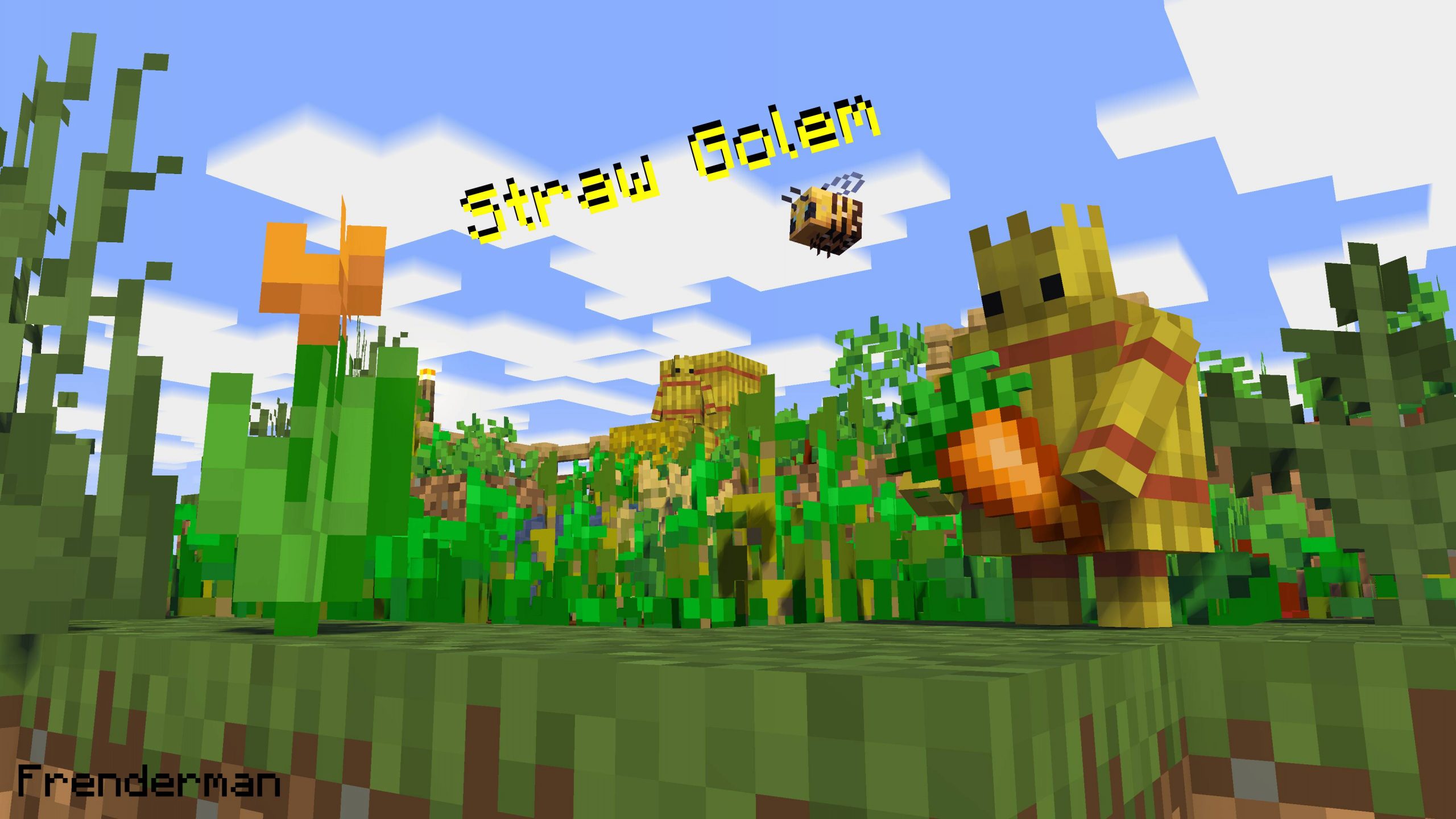 Straw Golem Reborn mod for minecraft 21 scaled