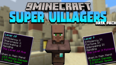 super villagers data pack 1 17 1 trading market