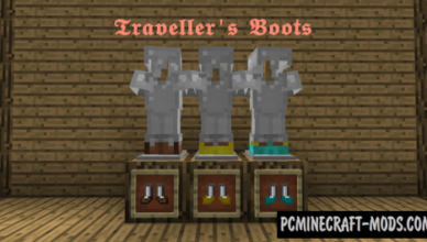 travellers boots armor mod for minecraft 1 17 1 1 16 5 1 12 2