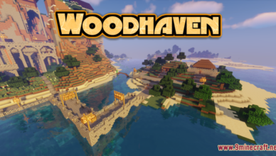 woodhaven map 1 17 1 for minecraft