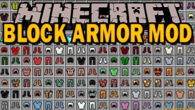 download block armor mod for minecraft 1 17 1 1 16 5 1 12 2 1 7 10