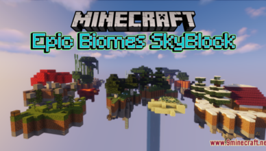 epic biomes skyblock map 1 17 1 for minecraft