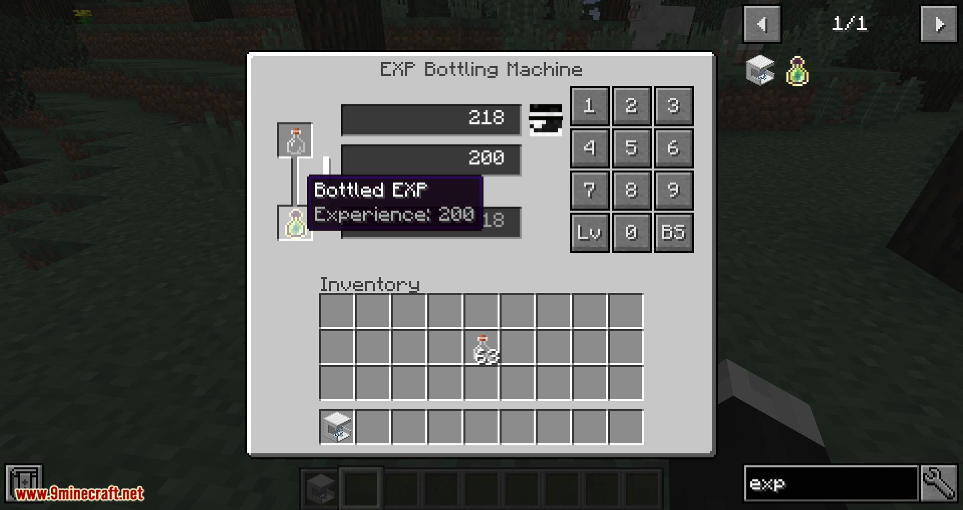EXP Bottling mod for minecraft 05