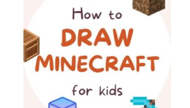 how to draw minecraft characters book colored picture illustrations