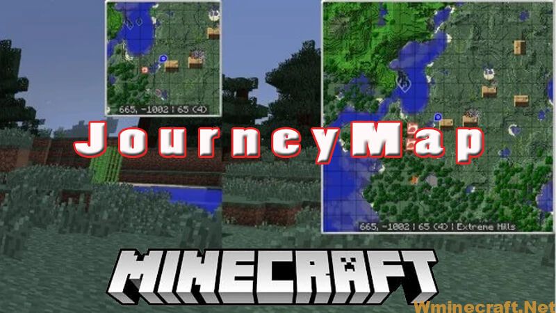 Journey Map Mod 1 17 1 1 16 5 For Minecraft Minimap Radar Type Map Minecraft