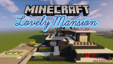 lovely mansion map 1 17 1 for minecraft