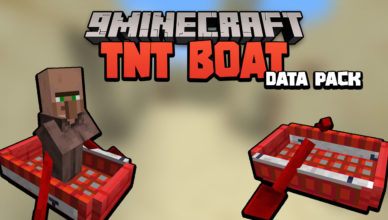 minecraft but there is tnt boat data pack 1 17 1 boat unique