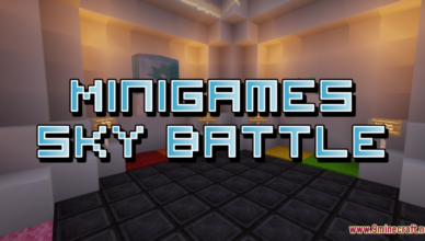 minigames sky battle map 1 17 1 for minecraft