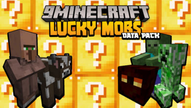 mobs drop lucky blocks data pack 1 17 1 1 16 5 lucky mobs