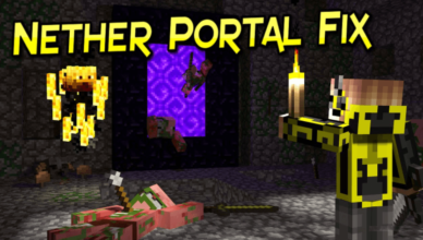netherportalfix mod 1 17 1 1 16 5 ensures correct destinations when travelling back and forth through nether portals in multiplayer
