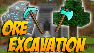ore excavation mod for minecraft 1 17 1 1 16 5 1 15 2 1 14 4