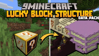 overpowered lucky block structure data pack 1 17 1 instant structure