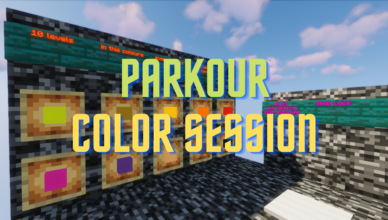 parkour color session map 1 17 1 for minecraft