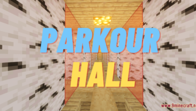 parkour hall map 1 17 1 for minecraft