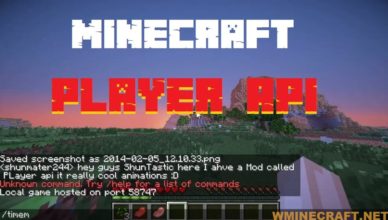 player api mod 1 16 3 1 12 2 1 7 10 client server and bukkit minecraft