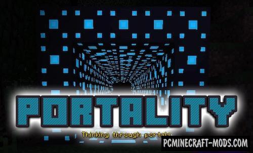 Portality - New Teleport Tech Mod For Minecraft 1.16.5, 1.12.2
