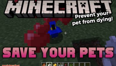 save your pets mod 1 17 1 1 16 5 heal wounded pets
