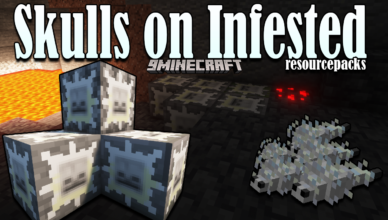 skulls on infested resource pack 1 17 1 1 16 5