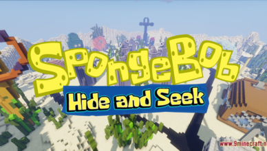 sponge bob hide and seek map 1 17 1 for minecraft