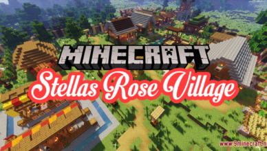 stellas rose village map 1 17 1 for minecraft