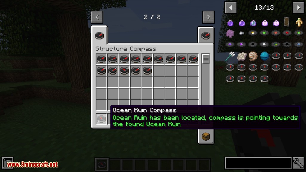Structure Compass mod for minecraft 10