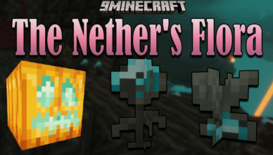 the nethers flora mod 1 16 5 flowers under the nether