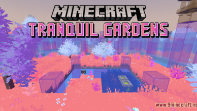 tranquil gardens map 1 17 1 for minecraft