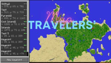 travelers map mod 1 16 5 1 16 2 quickly locate your surrounding environment