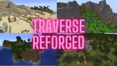 traverse reforged 1 16 1 15 discover the lush fall colored forests of these expanded biomes