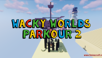 wacky worlds parkour 2 map 1 16 5 for minecraft