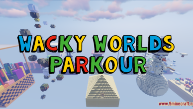 wacky worlds parkour map 1 16 5 for minecraft