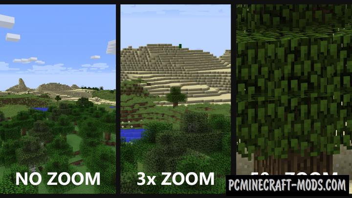 WI Zoom - Tweak Mod For Minecraft 1.18, 1.17.1, 1.16.5