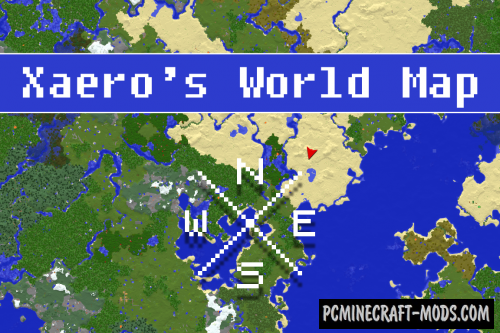 Xaero's with World Minimap Mod For Minecraft 1.18, 1.17.1