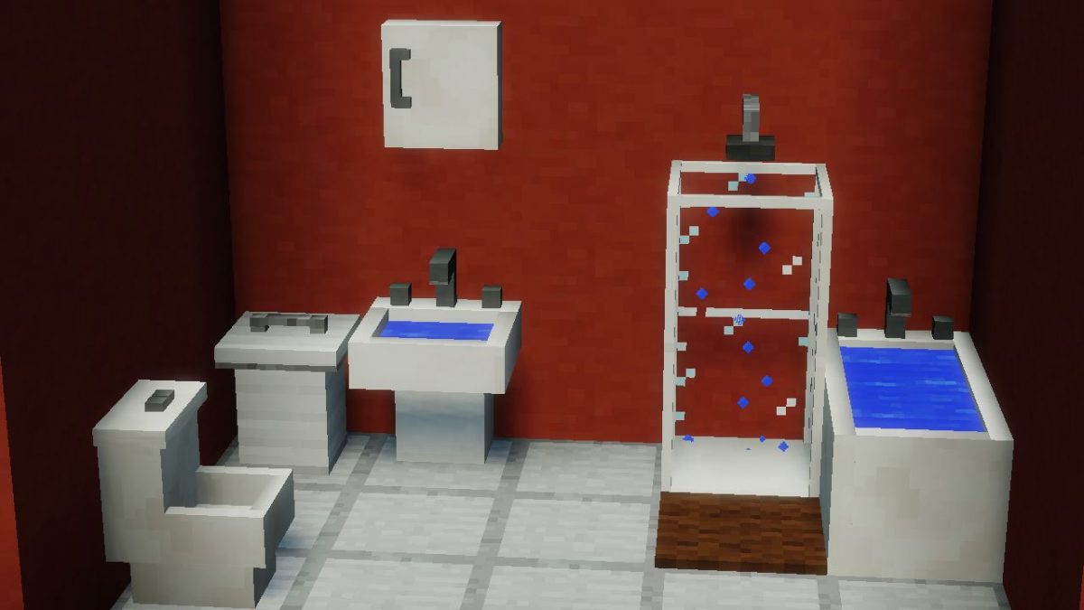 salle de bain MrCrayfish's Furniture Mod